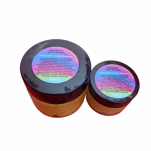 ALL NATURAL ORGANIC MULTI-USE CHAI SPICE BODY BUTTER [1 + 2 oz jars]